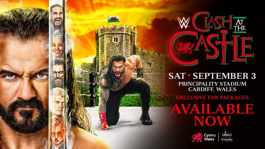 WWE Clash At The Castle Matches, Start Time, How To Watch